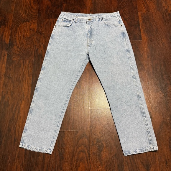 Wrangler Jeans Vintage Light Blue Men's Jeans 40x 30 - Picture 1 of 9